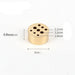 Tranquil Essence Portable Brass Incense Holder - Elegant Water Drop Design