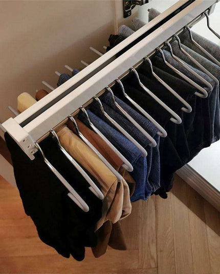 Adjustable Telescopic Valet Rod for Optimal Closet Space Management