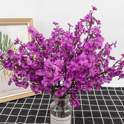 Realistic Faux Gypsophila Silk Flowers - Chic Home Decorative Accent
