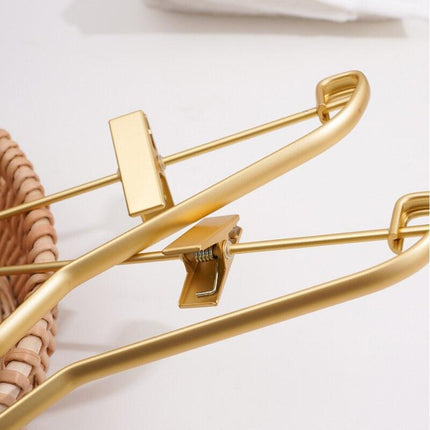 Premium Anti-Slip Trouser Hanger Collection - 5 Pack in Robust Metal & Aluminum Alloy