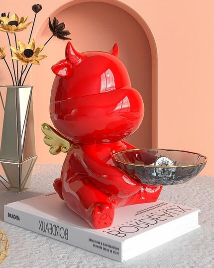 Charming Fortune Cat Key Organizer Sculpture for Modern Home Aesthetics