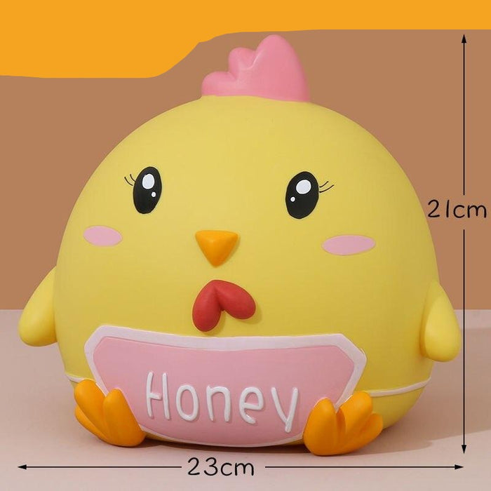 Exclusive Cartoon Animal Piggy Bank: Adorable, Drop-Proof Money Keeper for Wealthy Young Ones