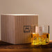 Elevate Your Drinking Experience with the Japanese Alps Glacier Whiskey Glass Set in an Elegant Wooden Box