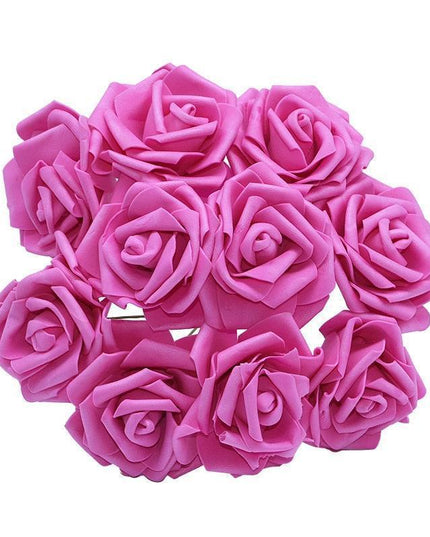 Elegant Faux Rose Bouquet Set - Choose from 10/20/30 Pieces