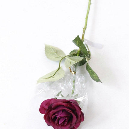 Lifelike Silk Latex Flower Bouquet - Pack of 10