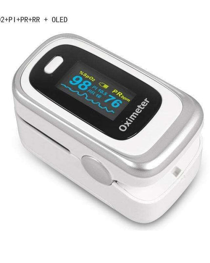 Compact Dual-Color OLED Finger Pulse Oximeter for Accurate Health Tracking