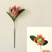 African Protea Cynaroides Silk Flower Branch - Exquisite Botanical Elegance
