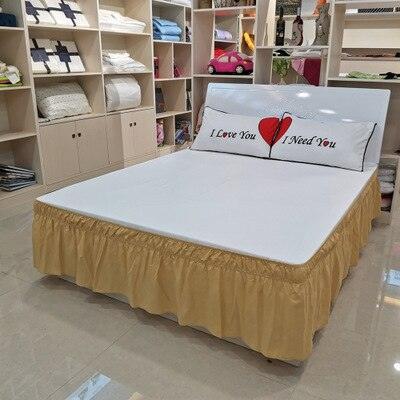 Elastic Wrap Bed Skirt - Effortless Upgrade for a Chic Bedroom Look