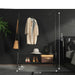 Golden Steel Pipe Clothing Drying Stand for Closet and Lounge