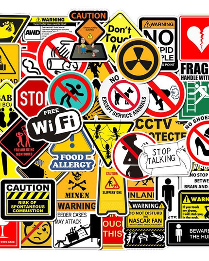 Stylish Safety Decals - Make a Statement with Caution