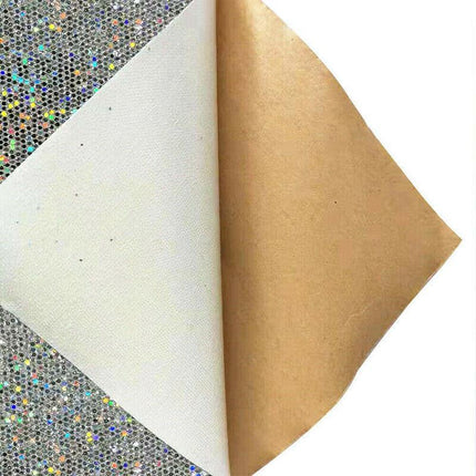 Dazzling Diamond Glitter Self-Adhesive Fabric - Elevate Your DIY Creations