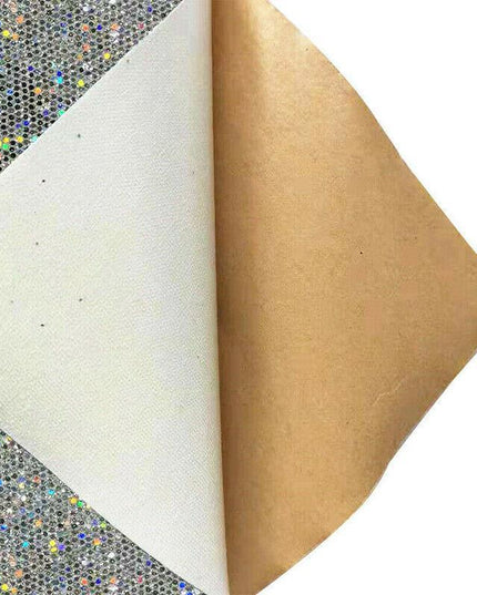 Dazzling Diamond Glitter Self-Adhesive Fabric - Elevate Your DIY Creations