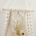 Bohemian Macrame Storage Shelf with Elegant Tassels - Handcrafted Decor for Stylish Spaces