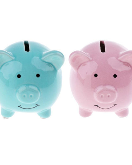 Charming Cartoon Ceramic Piggy Bank: A Delightful Savings Companion for Kids