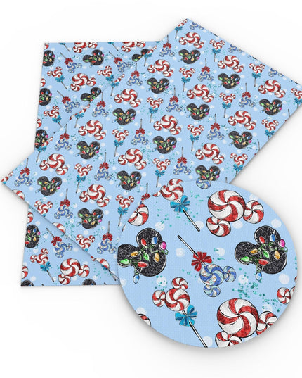 Festive Leather Crafting Kit: DIY Earrings and Bowknot Set