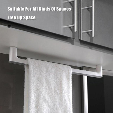 Multifunctional Wall-Mounted Bathroom Towel and Flip-Flop Storage Rack