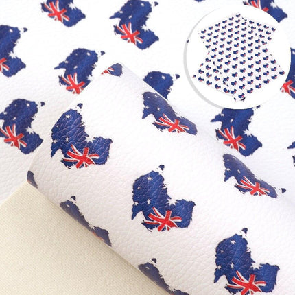 Vibrant Geometric Floral Faux Leather Craft Sheet - Elevate Your DIY Projects