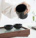 Luxurious Ceramic Kung Fu Tea Set with Travel Teaware Collection