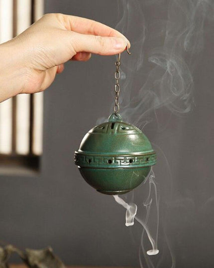 Serene Buddha Hand Ceramic Backflow Incense Holder for Tranquil Spaces