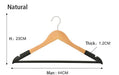 Luxurious Velvet-Flocked Lotus Wood Hangers - Available in 5 or 10 Packs for Elegant Closet Organization
