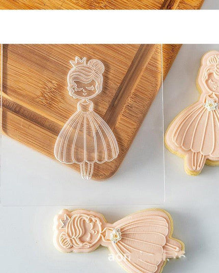 Whimsical Princess Castle Cookie Press Set