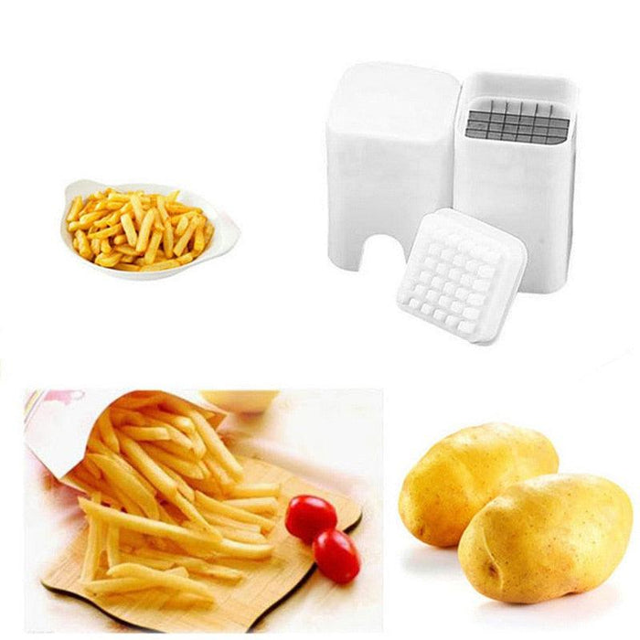 Crinkle-Cut Stainless Steel Potato Chip Slicer