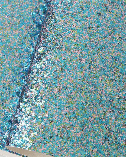 Radiant 3D Glitter Fabric Sheets - Creative DIY Craft Kit with Bold Colors