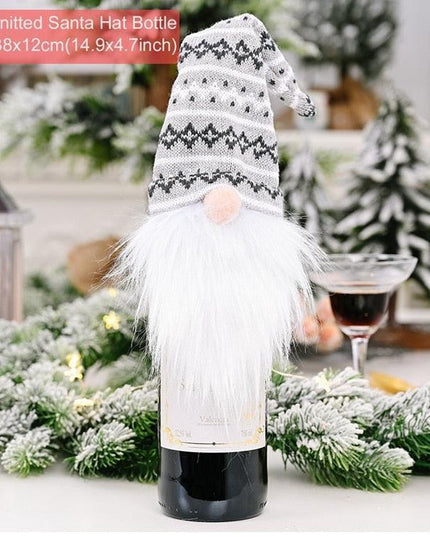 Holiday Cheer Wine Bottle Dress: Celebrate in Festive Elegance