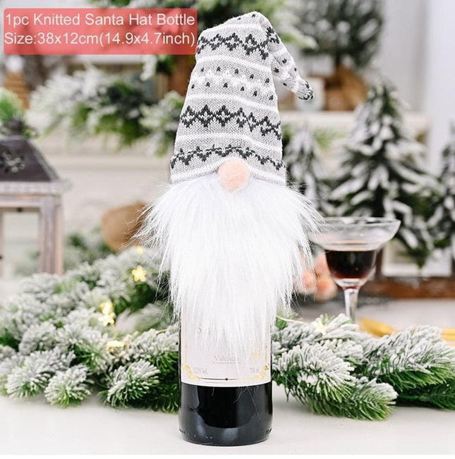Holiday Cheer Wine Bottle Dress: Celebrate in Festive Elegance