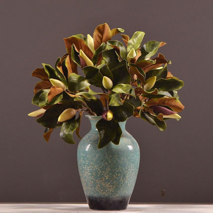 Exquisite Customizable Silk Magnolia Flower Arrangement with Tailored Stems