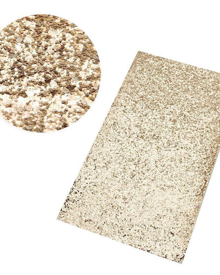 Glamorous Chunky Glitter Faux Leather Sheets - Ultimate DIY Crafting Material