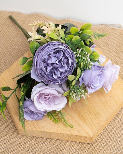 Elegant White Silk Roses - Perfect for Weddings, Autumn Decor, and Holiday Celebrations