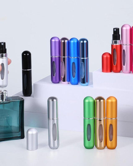 5ml Luxury Travel Perfume Atomizer: Stylish Aluminum Fragrance Sprayer for Sophisticated Journeys