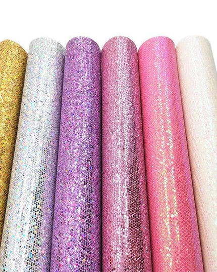 Dazzling Diamond Glitter Self-Adhesive Fabric - Elevate Your DIY Creations