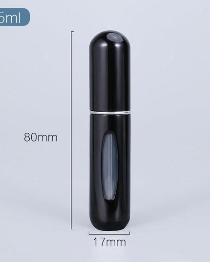 5ml Luxury Travel Perfume Atomizer: Stylish Aluminum Fragrance Sprayer for Sophisticated Journeys