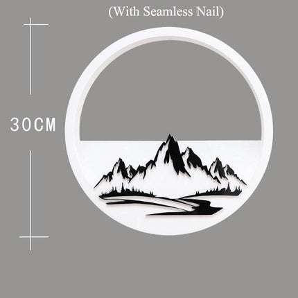 Sleek Round Acrylic Wall Planter for Contemporary Succulent Display