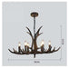 Majestic Handcrafted Deer Antler Resin Lighting Fixture - Timeless Luxury
