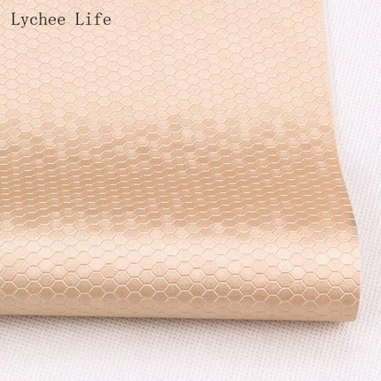 Transform Your Sewing Projects with Luxurious Honeycomb PVC Leather Fabric