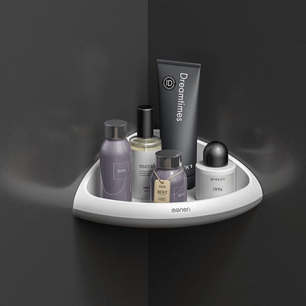 Chic Geometric Triangular Bathroom Wall Organizer: Luxe Storage Solution