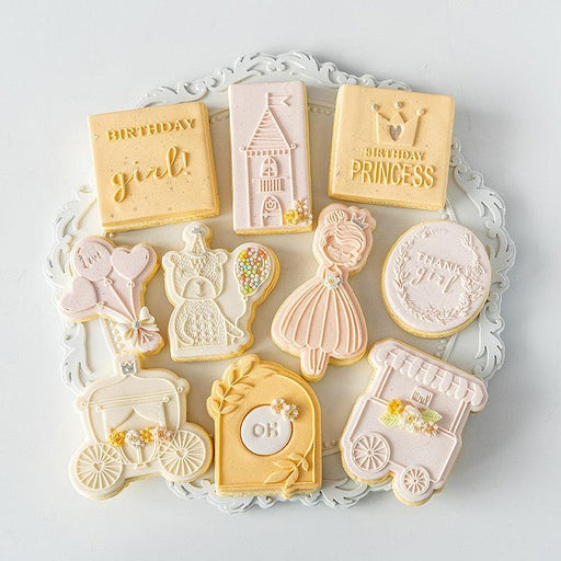 Enchantment Princess Castle Biscuit Press Stamp Kit