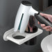 Wall-Mounted Hair Dryer Storage Shelf with No-Drill Installation