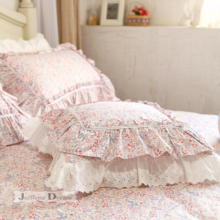 Luxurious Lace Embellished Pillow Sham for a Chic Home Retreat