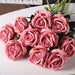 Luxurious 10-Piece Flannel Silk Rose Collection - Exquisite Floral Arrangement