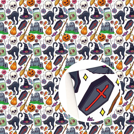 Halloween Creativity: Premium Faux Leather Sheets for Unique Crafting Projects