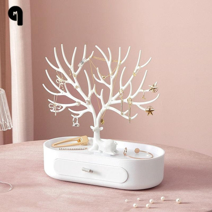 Chic Antler Jewelry Storage Stand: Showcase Your Precious Pieces with Elegance