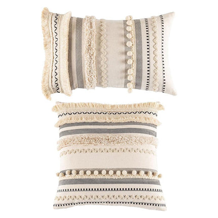 Bohemian Chic Tufted Pillow Cover Collection