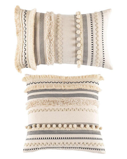 Bohemian Chic Tufted Pillow Cover Collection
