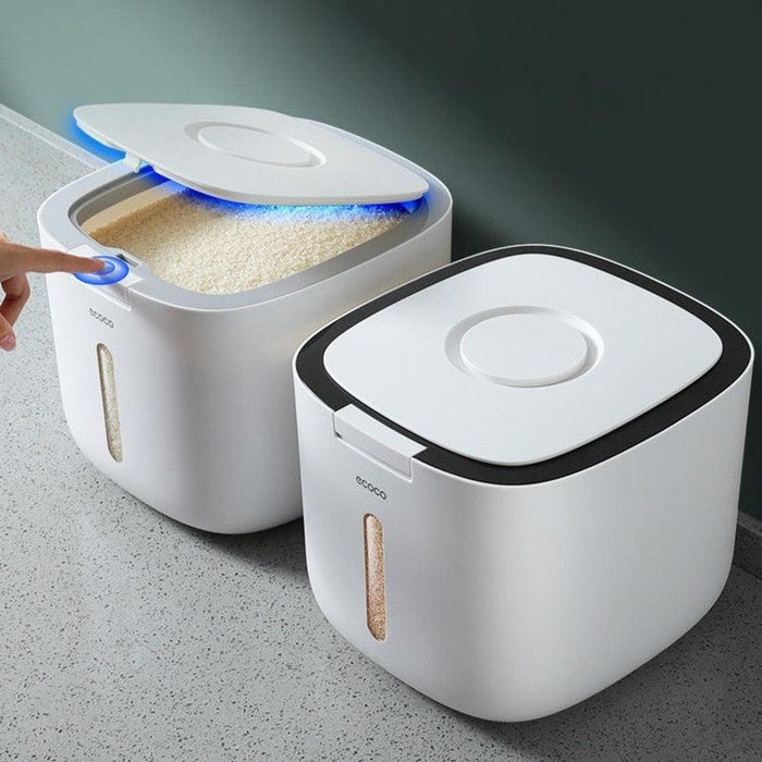 Kitchen Storage Container with Measuring Cup and Insect-Proof Sealed Box