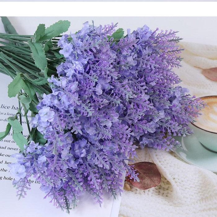 Frost-Proof Lavender Gypsophila Bouquet: Enchanted Eternity
