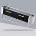 Elegant Gray and Green Wall-Mounted Storage Organizer with Versatile Functionality
